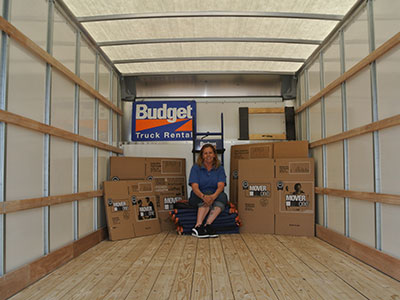 16-Foot Rental Truck Interior